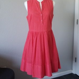 Banana Republic Sleeveless Eyelet Dress, size 8